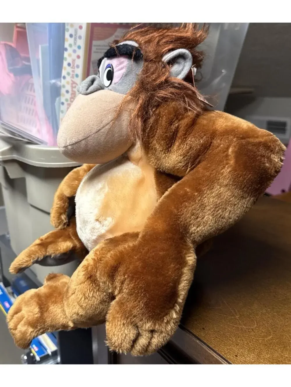 NWT Vintage The Disneyland  The Jungle Book King Louie Plush 16”